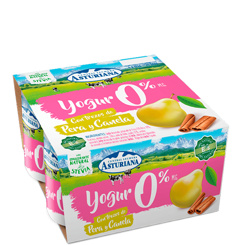 yogur pera y canela