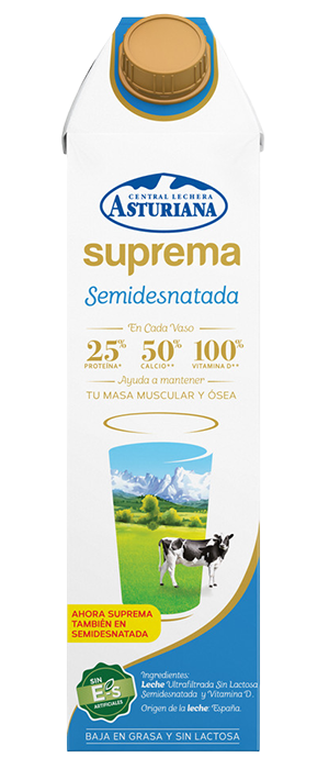 Leche Suprema semidesnatada